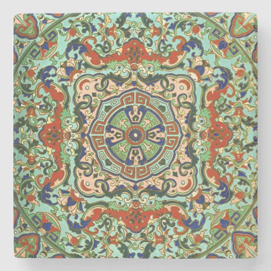 Dessous-de-verre En Pierre Une conception de l'Orient (Devant)