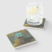 Dessous-de-verre En Pierre Une forêt curieuse | Santa Barbara de varech de (Côté)