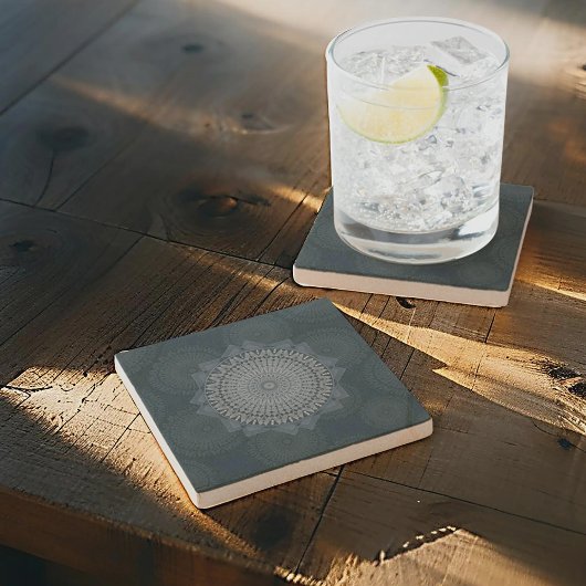 Dessous-de-verre En Pierre Une initiation du cercle bleu de masse