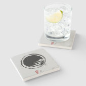 Dessous-de-verre En Pierre Unité (Côté)