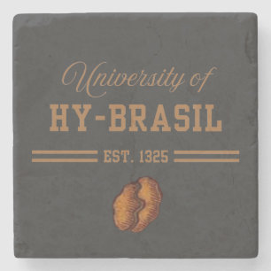 Dessous-de-verre En Pierre Université de Hy-Brasil, Établie en 1325