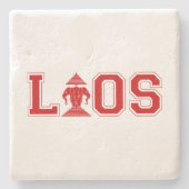 DESSOUS-DE-VERRE EN PIERRE UNIVERSITÉ DE LAOS (Devant)