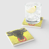 Dessous-de-verre En Pierre Uri (Côté)