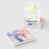 Dessous-de-verre En Pierre USA 250th Anniversary (Côté)