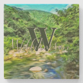 Dessous-de-verre En Pierre Vallarta River South 0366 (Devant)