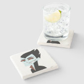 DESSOUS-DE-VERRE EN PIERRE VAMPIRE (Côté)