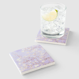 Dessous-de-verre En Pierre Van Gogh Almond Blossoms Lavande
