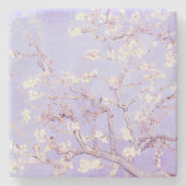 Dessous-de-verre En Pierre Van Gogh Almond Blossoms Lavande (Devant)