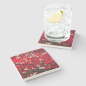 Dessous-de-verre En Pierre Van Gogh Almond Blossoms Rouge (Côté)