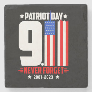 Dessous-de-verre En Pierre Vector patriot day 911 n'oubliez jamais le design 