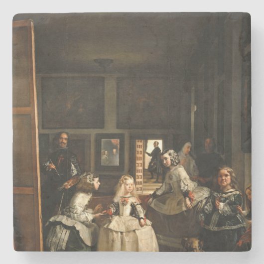 Dessous-de-verre En Pierre VÉLAZQUEZ - Las Meninas 1656 (Devant)
