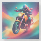 Dessous-de-verre En Pierre vélo (Devant)