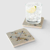 Dessous-de-verre En Pierre Venise de Sagittarius (Côté)