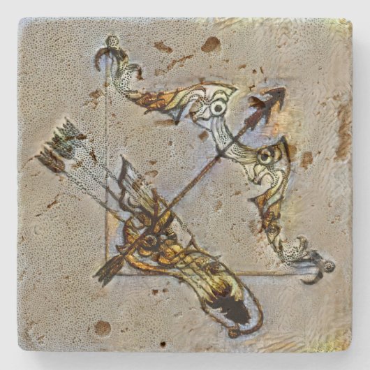 Dessous-de-verre En Pierre Venise de Sagittarius (Devant)