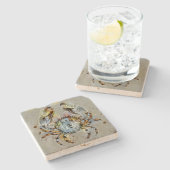 Dessous-de-verre En Pierre Venise du cancer (Côté)