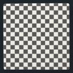 Dessous-de-verre En Pierre Vérifier noir blanc À damiers Motif tableau de bor<br><div class="desc">à damiers Motif - damier noir et blanc.</div>