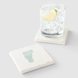 Dessous-de-verre En Pierre Vermont Surnom Green Mountain State