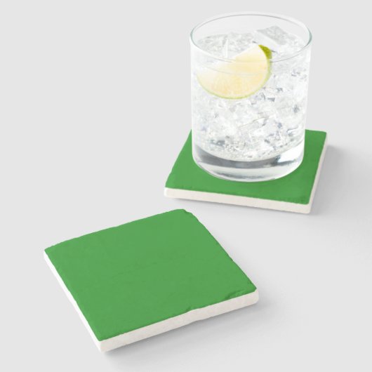 Dessous-de-verre En Pierre Vert (Côté)