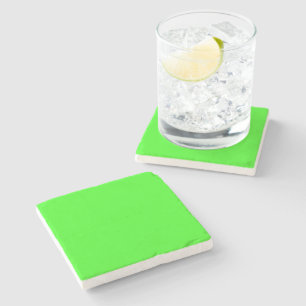 Dessous-de-verre En Pierre Vert Néon