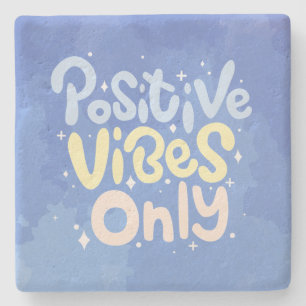 Dessous-de-verre En Pierre Vibes Positives Uniquement