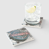 Dessous-de-verre En Pierre Vickery's Bar, Vickery's Atlanta, Vickery's (Côté)