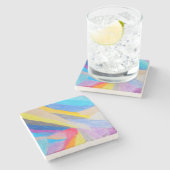 Dessous-de-verre En Pierre Vie planétaire (Côté)