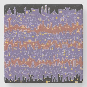 Dessous-de-verre En Pierre Vieille ville - Sana’a - Dessous de verre en pie