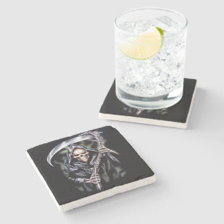 Dessous-de-verre En Pierre Vient ici sinistre