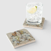 Dessous-de-verre En Pierre Vierge Venise (Côté)