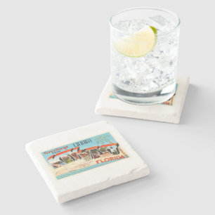 Dessous-de-verre En Pierre Vieux souvenir de Vintage voyage de Key West la