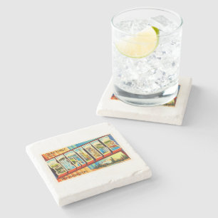 Dessous-de-verre En Pierre Vieux souvenir de Vintage voyage de Seattle