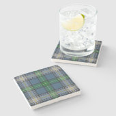 Dessous-de-verre En Pierre Vieux tartan écossais de MacDowall McDowell de (Côté)