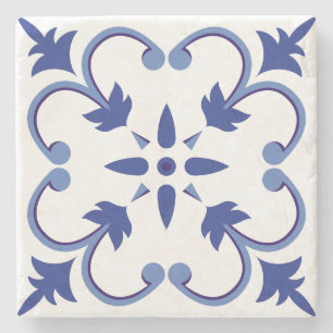 Dessous-de-verre En Pierre Vigne foetale Indigo