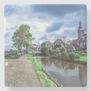 Dessous-de-verre En Pierre Village de pêcheurs traditionnel Marken, Pays-Bas
