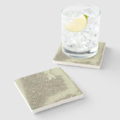 Dessous-de-verre En Pierre Ville de New-York (Côté)