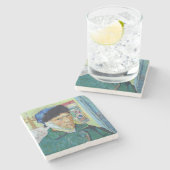 Dessous-de-verre En Pierre Vincent van Gogh - Autoportrait avec oreille bandé (Côté)