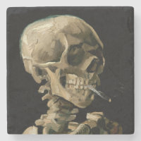 Vincent van Gogh - Crâne avec cigarette brûlante
