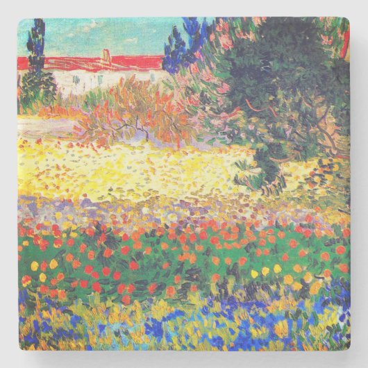 Dessous-de-verre En Pierre Vincent Van Gogh Flower Garden (Devant)