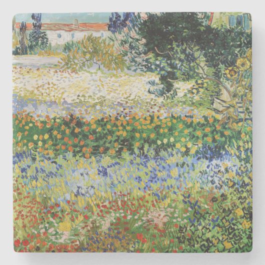 Dessous-de-verre En Pierre Vincent van Gogh - Flower Garden (Devant)