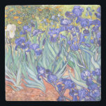Dessous-de-verre En Pierre Vincent Van Gogh Irises Floral Vintage Fine Art<br><div class="desc">Vincent Van Gogh Blue Irises Floral Fine Art Irises est l'un des nombreux tableaux d'iris de l'artiste post-impressionniste néerlandais Vincent van Gogh. Comme beaucoup d'artistes de son époque, Van Gogh a été influencé par les estampes japonaises ukiyo-e. Les contours forts, les angles inhabituels, y compris les vues rapprochées, sont un...</div>