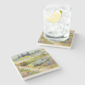 Dessous-de-verre En Pierre Vincent van Gogh - Jardin à Arles (Côté)