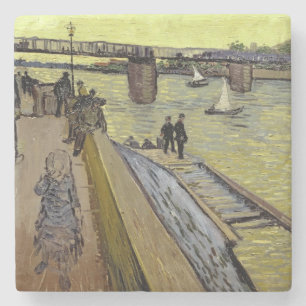 Dessous-de-verre En Pierre Vincent van Gogh  Le Pont de Trinquetaille Arles