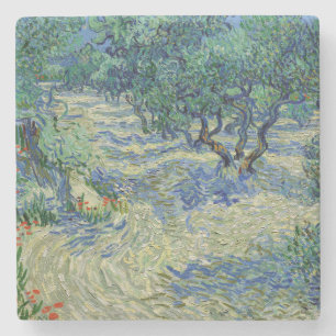 Dessous-de-verre En Pierre Vincent van Gogh - Oliveraie : ciel bleu brillant