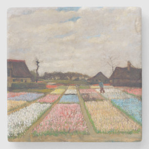 Dessous-de-verre En Pierre Vincent van Gogh - Parterres de fleurs en Hollande