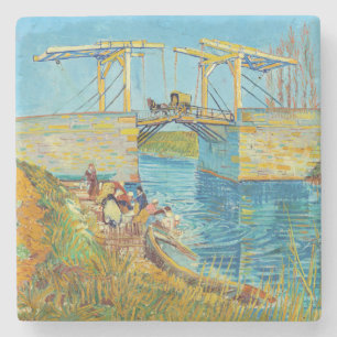 Dessous-de-verre En Pierre Vincent van Gogh - Pont de Langlois à Arles #1