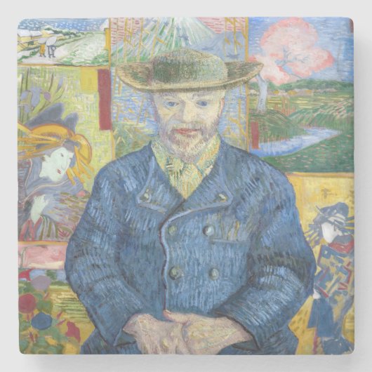 Dessous-de-verre En Pierre Vincent van Gogh - Portrait de Pere Tanguy (Devant)