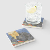 Dessous-de-verre En Pierre Vincent Van Gogh - Portrait du Docteur Paul Gachet (Côté)