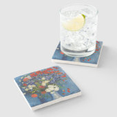 Dessous-de-verre En Pierre Vincent van Gogh - Vase avec Cornflowers & Poppies (Côté)