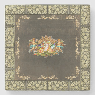 Dessous-de-verre En Pierre Vintage 114