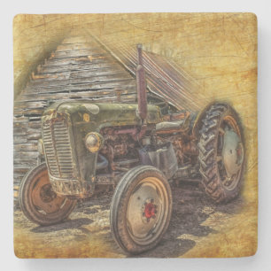 Dessous-de-verre En Pierre Vintage Farm